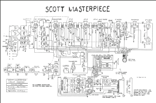 AM Masterpiece Chrome CHASSIS; Scott Radio Labs.E.H (ID = 220083) Radio