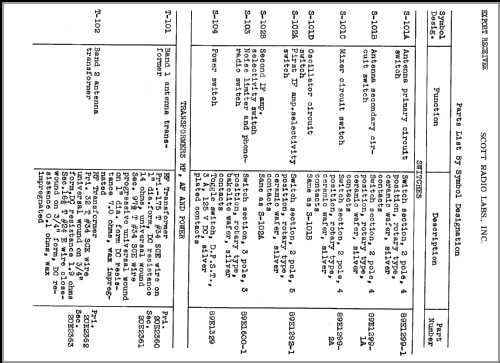 Export Receiver ; Scott Radio Labs.E.H (ID = 360651) Radio