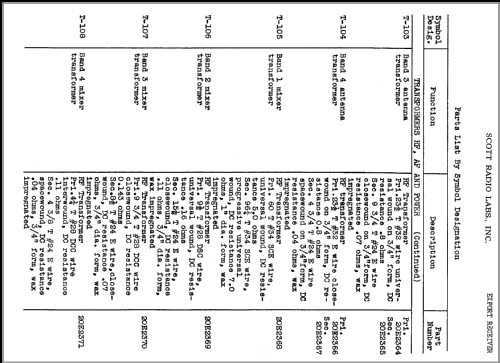 Export Receiver ; Scott Radio Labs.E.H (ID = 360652) Radio