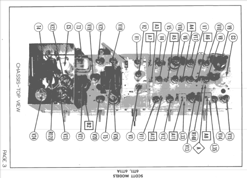 Projection Televison Receiver 6T11; Scott Radio Labs.E.H (ID = 1451430) Television