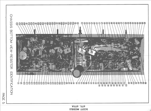 Projection Televison Receiver 6T11; Scott Radio Labs.E.H (ID = 1451432) Television