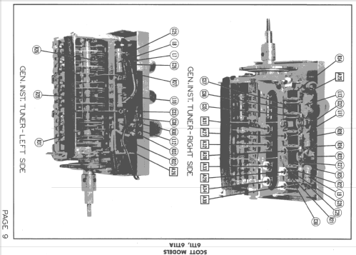 Projection Televison Receiver 6T11; Scott Radio Labs.E.H (ID = 1451436) Television