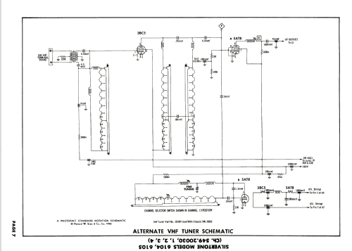 6104 Ch= 549.20032; Sears, Roebuck & Co. (ID = 1935180) Fernseh-E