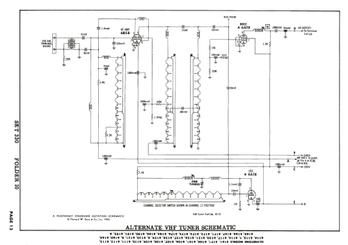 Silvertone 6127 Ch= 528.35301; Sears, Roebuck & Co. (ID = 1881063) Television