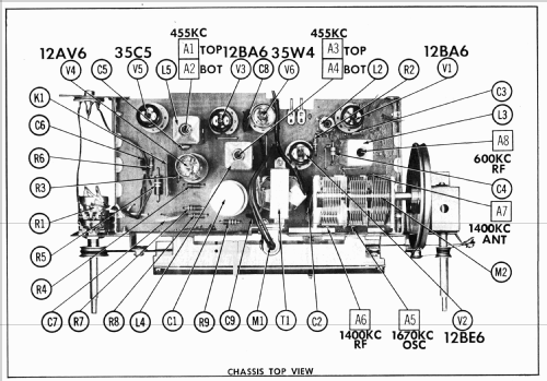 8015 Ch= 132.42900 Order=57D 8015; Sears, Roebuck & Co. (ID = 2592101) Radio