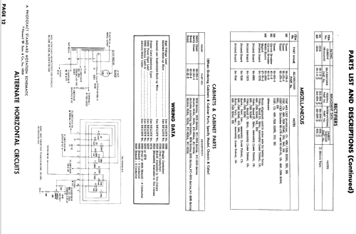 9105TA Ch= 528.51551; Sears, Roebuck & Co. (ID = 886433) Television