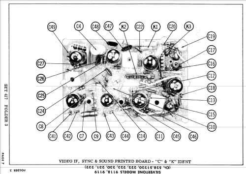 9118 Ch= 528.51220; Sears, Roebuck & Co. (ID = 859688) Television