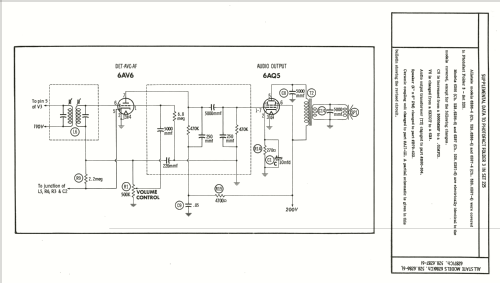 Allstate 6287 Ch= 528.6286-6; Sears, Roebuck & Co. (ID = 2344214) Car Radio