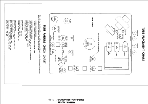 Meteor 4104-B Ch= 528.45001; Sears, Roebuck & Co. (ID = 2369480) Television