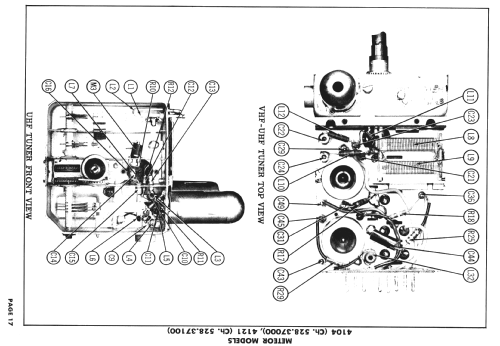 Meteor 4104 Ch= 528.37000; Sears, Roebuck & Co. (ID = 2673461) Television