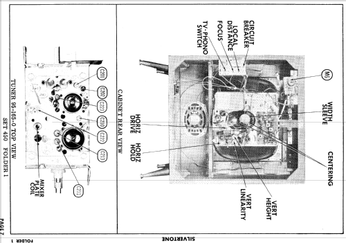 PC-9160A Ch= 456.52161; Sears, Roebuck & Co. (ID = 902849) Television