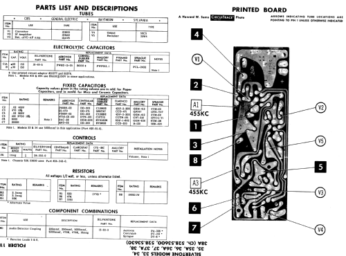 Silvertone 33 Ch= 528.53630 Order=57K 33; Sears, Roebuck & Co. (ID = 546668) Radio