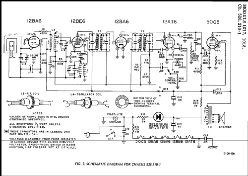 Silvertone 1018 Ch= 528.210-1 Order=57G 01018; Sears, Roebuck & Co. (ID = 216737) Radio