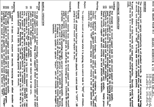 Silvertone 101.211 without version and 1 + 2 ; Sears, Roebuck & Co. (ID = 821198) R-Player