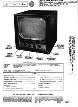 Silvertone 102A Ch= 549.100-3; Sears, Roebuck & Co. (ID = 3028061) Television