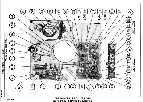 Silvertone 104-5BL, GY, TA Ch= 528.51641, -643, -645, -647; Sears, Roebuck & Co. (ID = 625304) Television