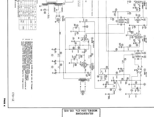 Silvertone 1054 Ch= 132.012 Order=57FM 1054; Sears, Roebuck & Co. (ID = 447833) Radio