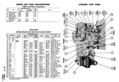 Silvertone 1054 Ch= 132.012 Order=57FM 1054; Sears, Roebuck & Co. (ID = 447838) Radio