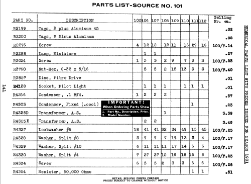 Silvertone 107A 7-Tube Screen Grid Order= 57DM 1074 or 1076; Sears, Roebuck & Co. (ID = 1272824) Radio