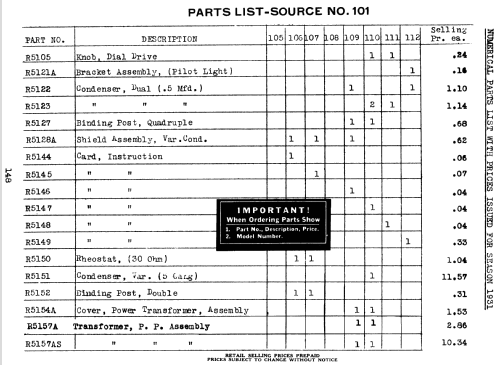 Silvertone 107A 7-Tube Screen Grid Order= 57DM 1074 or 1076; Sears, Roebuck & Co. (ID = 1272831) Radio