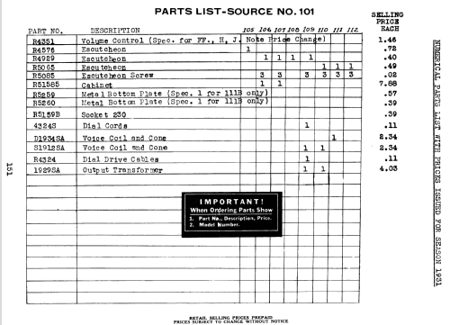 Silvertone 107A 7-Tube Screen Grid Order= 57DM 1074 or 1076; Sears, Roebuck & Co. (ID = 1272834) Radio