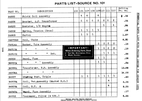 Silvertone 109A Order= 57DM 1090 or 1092; Sears, Roebuck & Co. (ID = 1272855) Radio