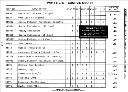 Silvertone 110 ; Sears, Roebuck & Co. (ID = 1272905) Radio