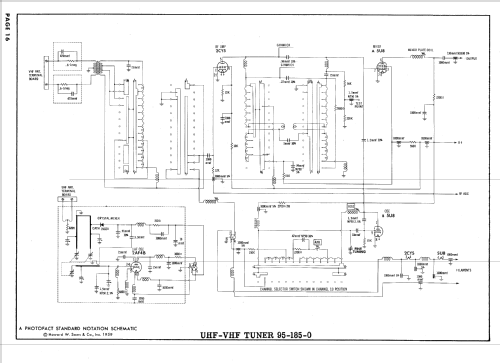 Silvertone 114, -5, 116, -5 Ch= 528.51580 to 528.51585; Sears, Roebuck & Co. (ID = 632961) Television