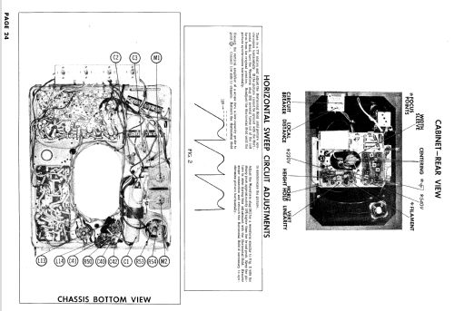 Silvertone 114, -5, 116, -5 Ch= 528.51580 to 528.51585; Sears, Roebuck & Co. (ID = 632970) Television