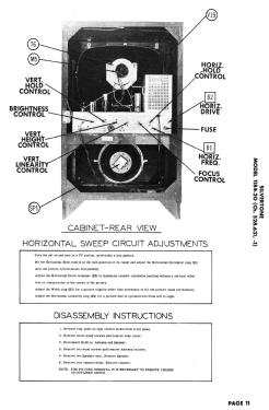 Silvertone 1184-20 Ch= 528.631-1; Sears, Roebuck & Co. (ID = 3096491) Television