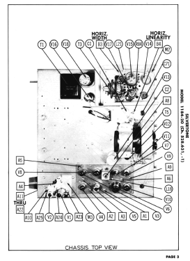 Silvertone 1184-20 Ch= 528.631; Sears, Roebuck & Co. (ID = 3096478) Television