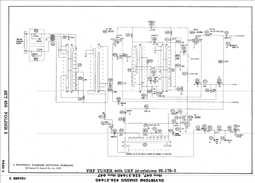 Silvertone 118CH, L Ch= 528.51640, -642, -644, -646; Sears, Roebuck & Co. (ID = 625228) Fernseh-E