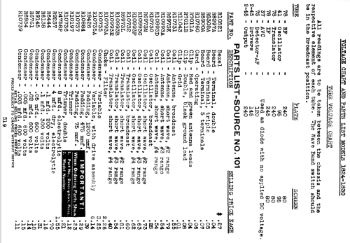 Silvertone 11-Tube DeLuxe Console Order= 57FM 1824; Sears, Roebuck & Co. (ID = 1285829) Radio