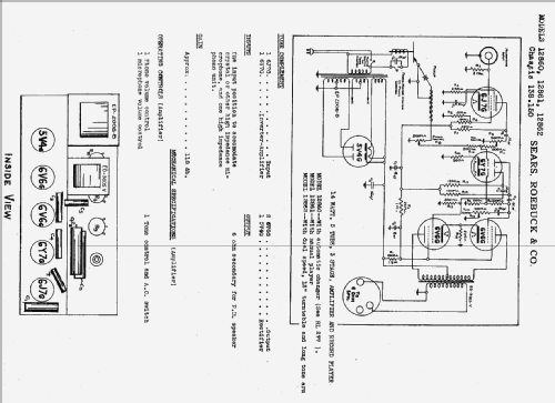 Silvertone 12860 Ch= 138.150; Sears, Roebuck & Co. (ID = 690164) R-Player