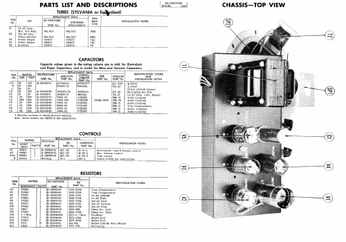 Silvertone 1300-1 Ch= 319.200-1; Sears, Roebuck & Co. (ID = 447862) Ampl/Mixer