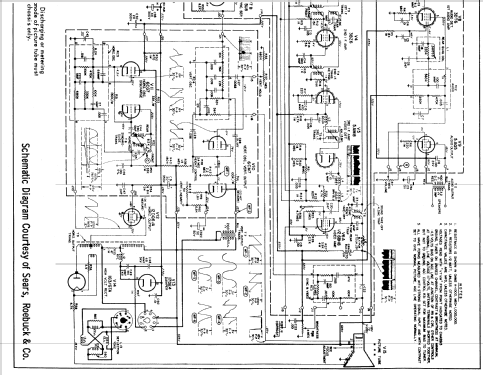 Silvertone 130, -5, 132, -5 Ch= 528.51620 to 528.51627; Sears, Roebuck & Co. (ID = 617349) Television