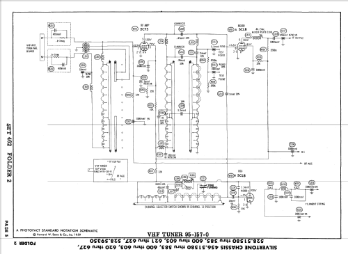 Silvertone 130, -5, 132, -5 Ch= 528.51620 to 528.51627; Sears, Roebuck & Co. (ID = 633081) Television