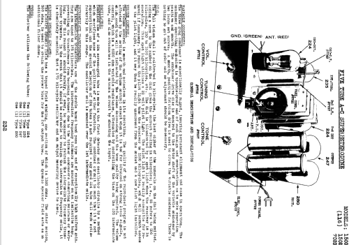 Silvertone 1500 ; Sears, Roebuck & Co. (ID = 1353924) Radio