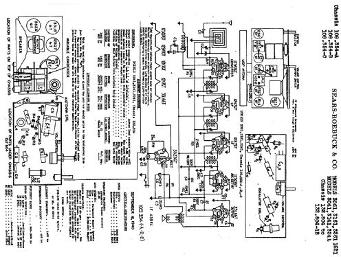 Silvertone Order= 57F 1521 Ch= 132.804; Sears, Roebuck & Co. (ID = 651346) Radio