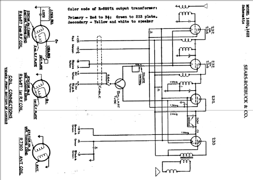 Silvertone Order= 57KM 1621; Sears, Roebuck & Co. (ID = 628349) Radio