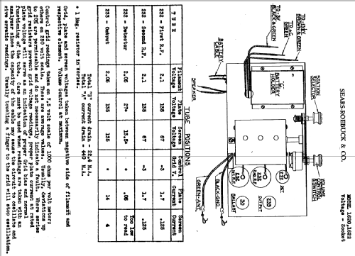 Silvertone Order= 57KM 1621; Sears, Roebuck & Co. (ID = 628350) Radio