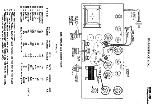 Silvertone 1640 ; Sears, Roebuck & Co. (ID = 610148) Radio