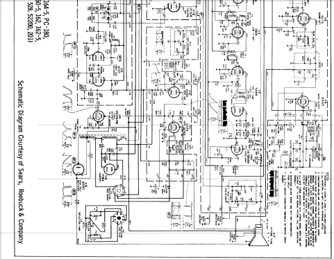 Silvertone 164, 164-5 Ch= 456.52200, 201, 528.52200, 2; Sears, Roebuck & Co. (ID = 617213) Television