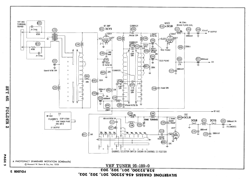 Silvertone 164, 164-5 Ch= 456.52200, 201, 528.52200, 2; Sears, Roebuck & Co. (ID = 625776) Television