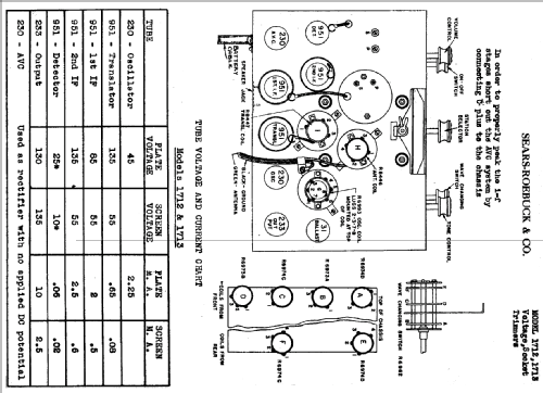 Silvertone 8-Tube Superheterodyne Order= 57DM 1713; Sears, Roebuck & Co. (ID = 618980) Radio