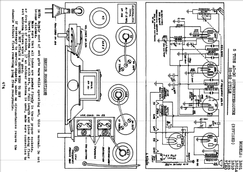 Silvertone 1801A ; Sears, Roebuck & Co. (ID = 1310949) Radio