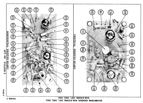 Silvertone 182, 182-5 Ch= 456.52200, 201, 528.52200, 2; Sears, Roebuck & Co. (ID = 625824) Television