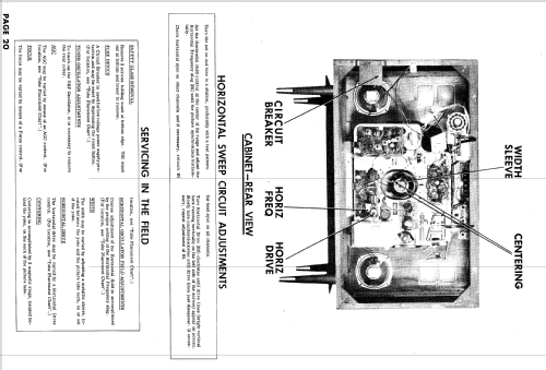 Silvertone 182, 182-5 Ch= 456.52200, 201, 528.52200, 2; Sears, Roebuck & Co. (ID = 625837) Television