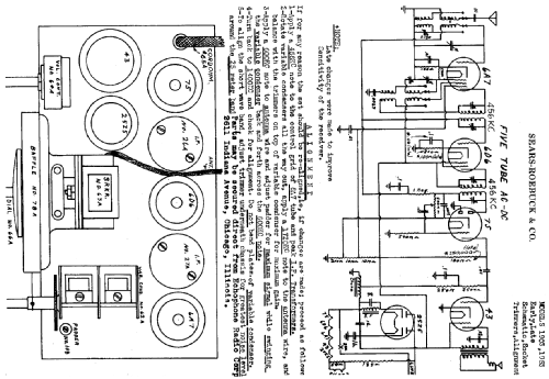 Silvertone Order= 57K 1903; Sears, Roebuck & Co. (ID = 621952) Radio