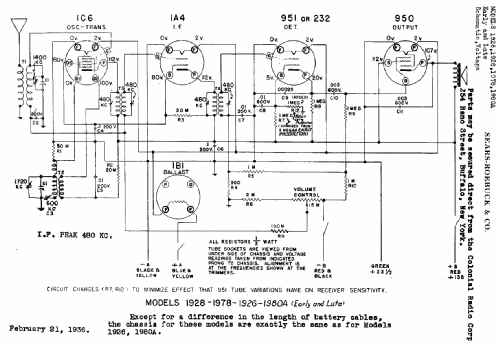 Silvertone Order= 57LM 1928; Sears, Roebuck & Co. (ID = 627867) Radio